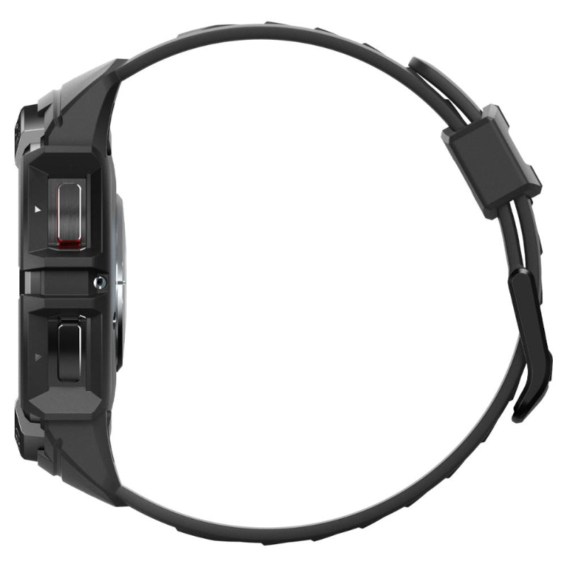 Spigen Rugged Armor Pro - Band + hoesje voor Samsung Galaxy Watch 6 Classic 47 mm (zwart)