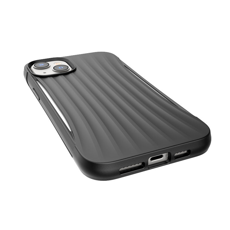 X-Doria Raptic Clutch - Biologisch afbreekbaar hoesje voor iPhone 14 Plus (valtest 3m) (zwart)