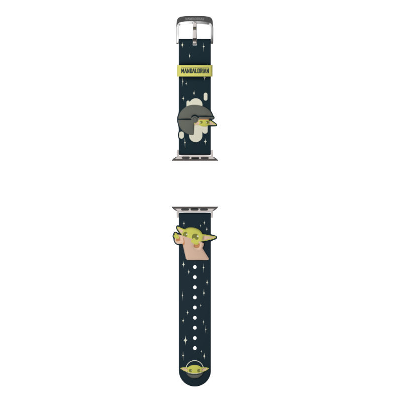 Star Wars - Band voor Apple Watch 38/40/41/42/44/45/49 mm (The Mandalorian Grogu Using The Force 3D)