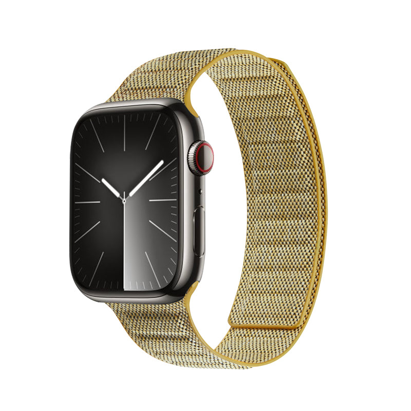 Crong Melange - Magnetische band voor Apple Watch 38/40/41 mm (geel gemêleerd)