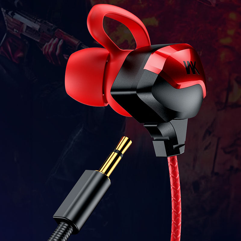 WEKOME ET-Y30 ET-serie - 3,5 mm jack bedrade hoofdtelefoon voor gamers (rood)