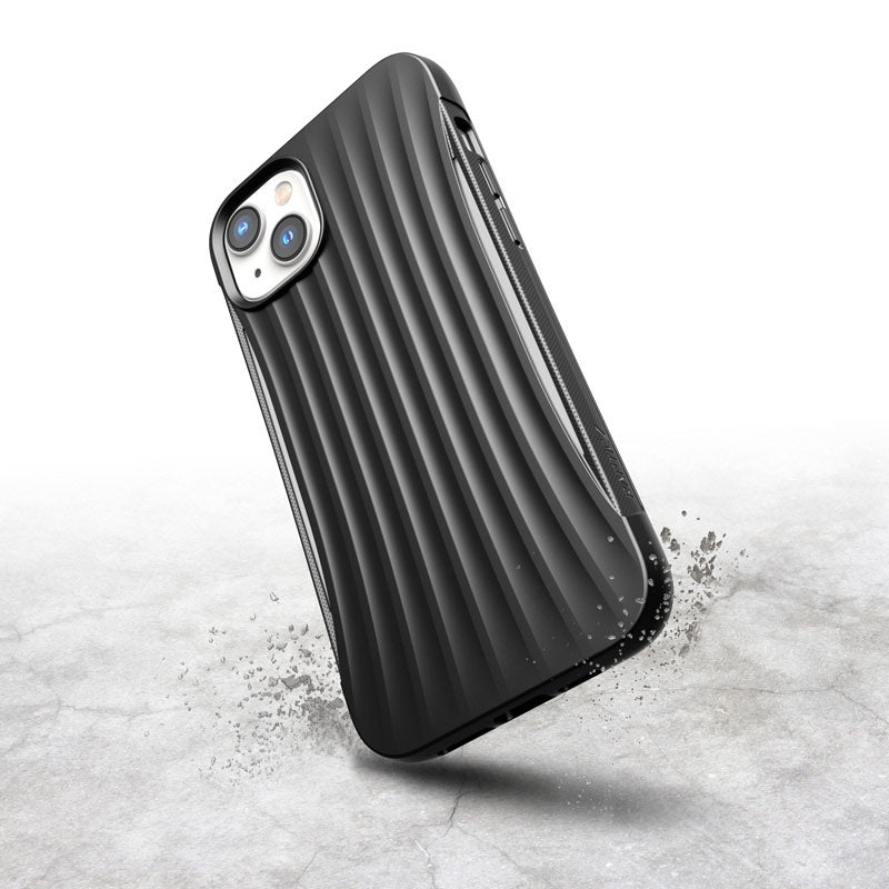 X-Doria Raptic Clutch - Biologisch afbreekbaar hoesje voor iPhone 14 Plus (valtest 3m) (zwart)