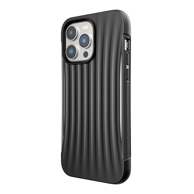 X-Doria Raptic Clutch - Biologisch afbreekbaar hoesje voor iPhone 14 Pro Max (valtest op 3 m) (zwart)