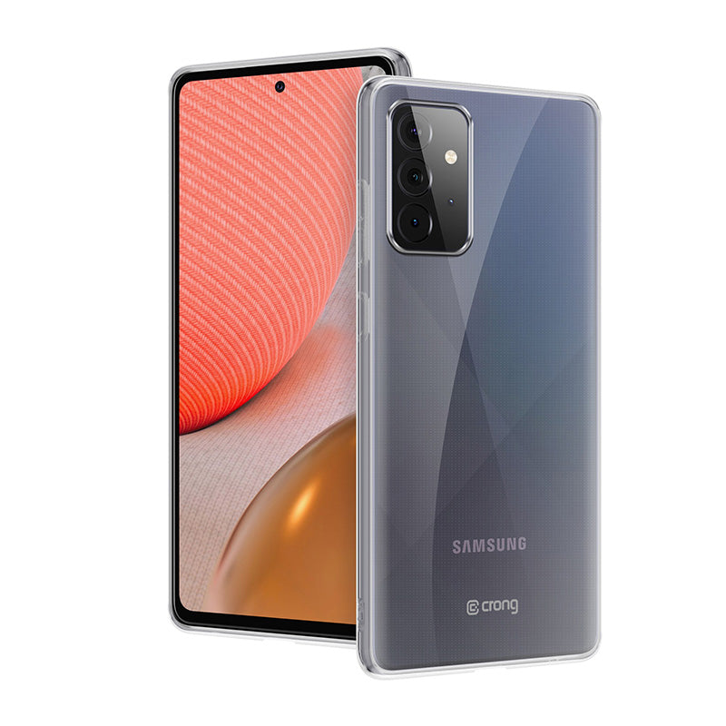 Crong Crystal Slim Cover – Hülle für Samsung Galaxy A72 (Klar)