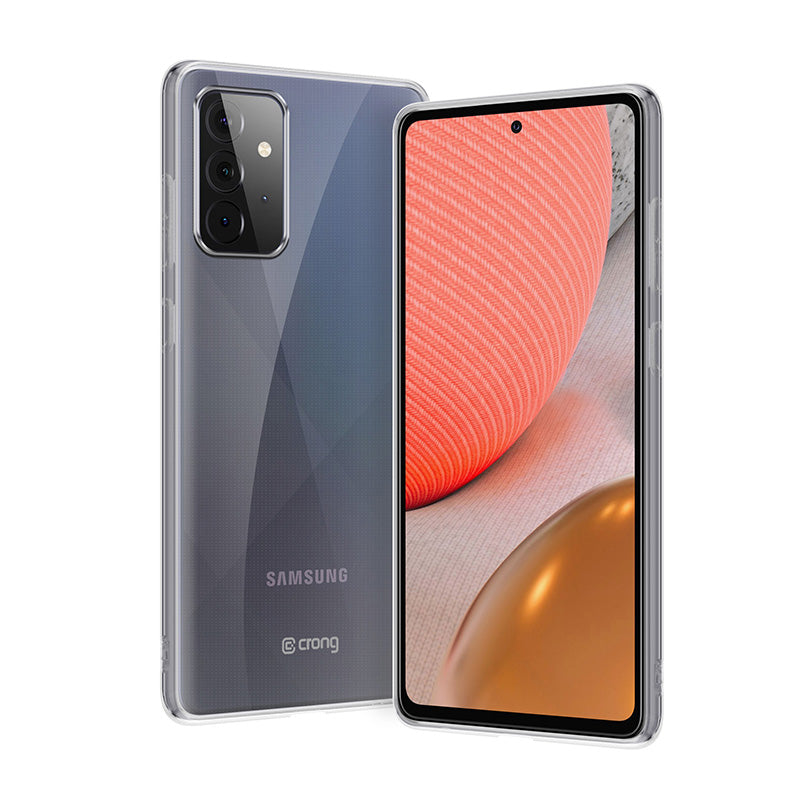 Crong Crystal Slim Cover – Hülle für Samsung Galaxy A72 (Klar)