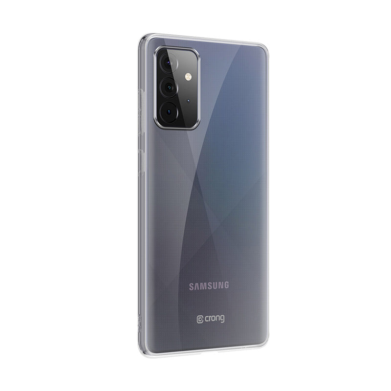 Crong Crystal Slim Cover – Hülle für Samsung Galaxy A72 (Klar)