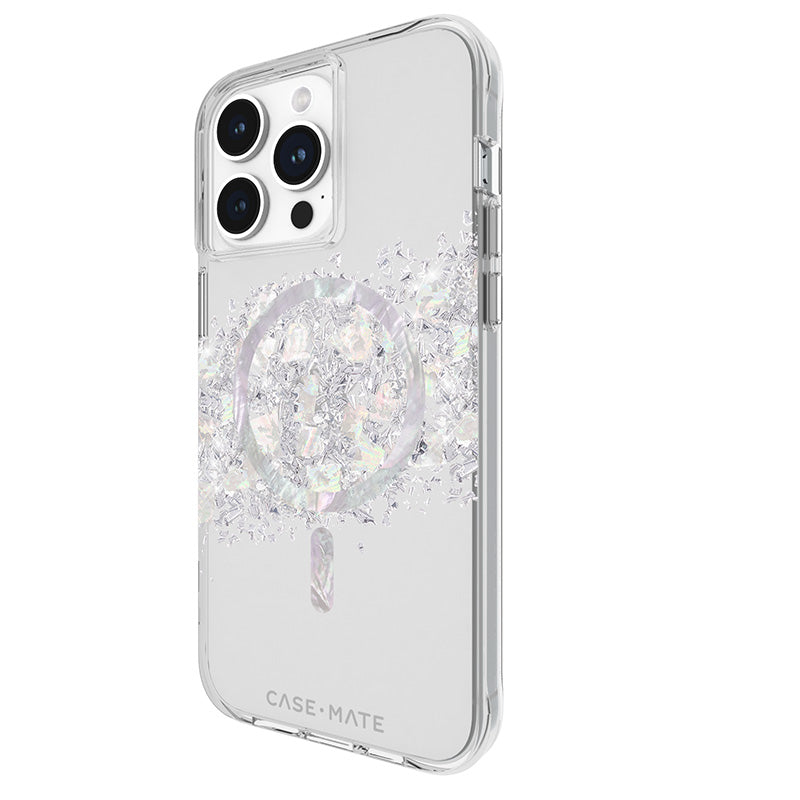 Case-Mate Karat MagSafe - iPhone 15 Pro Max Case with Mother of Pearl (A Touch of Pearl)