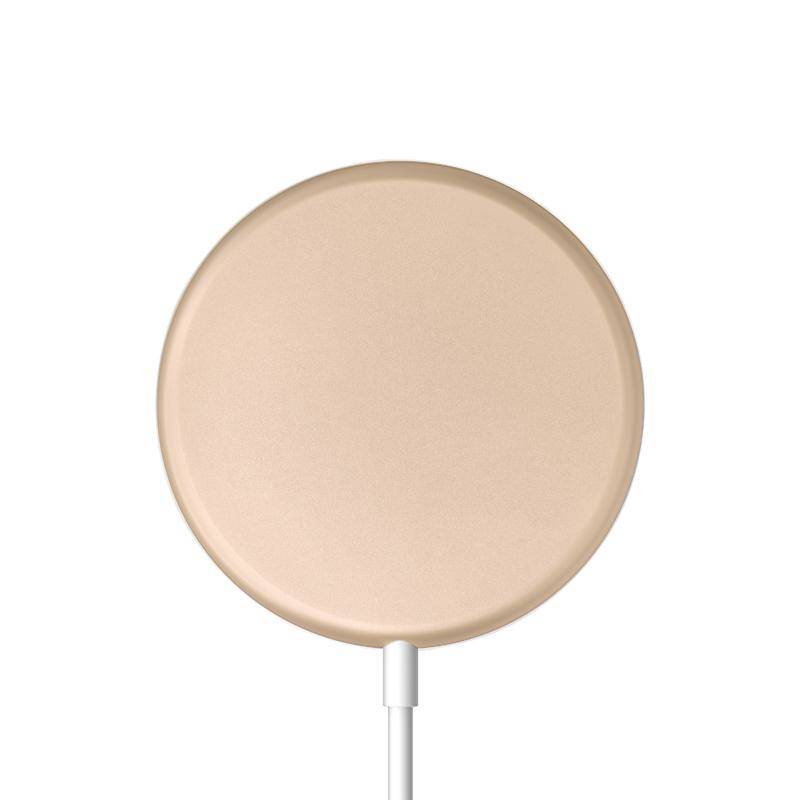 Crong MagSpot - Aluminium wireless charger MagSafe (Gold)