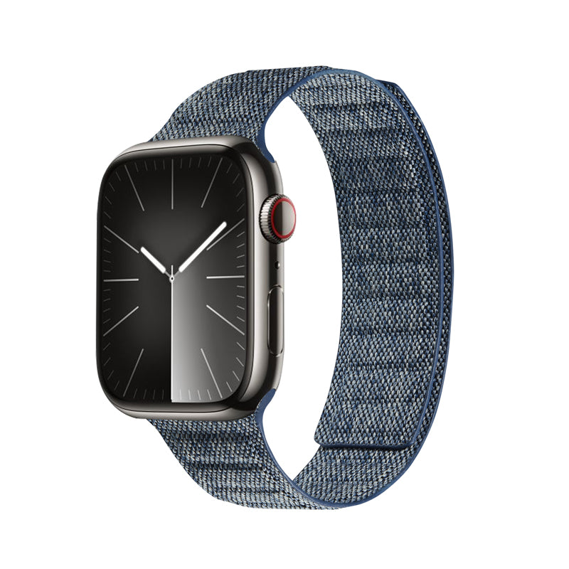 Crong Melange - Magnetische band voor Apple Watch 42/44/45/49 mm (blauw gemêleerd)