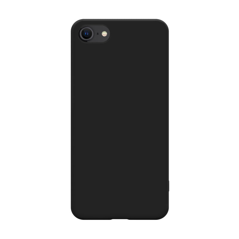 Crong Color Cover - Flexible Hülle für iPhone 8/7 (Schwarz)