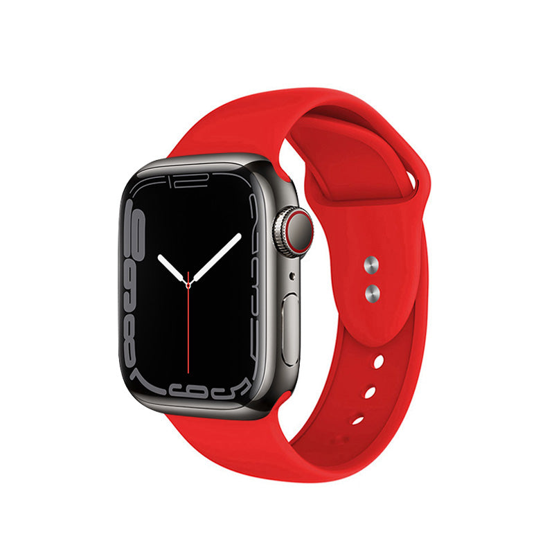 Crong Liquid Band voor Apple Watch 42/44/45/49 mm (rood)