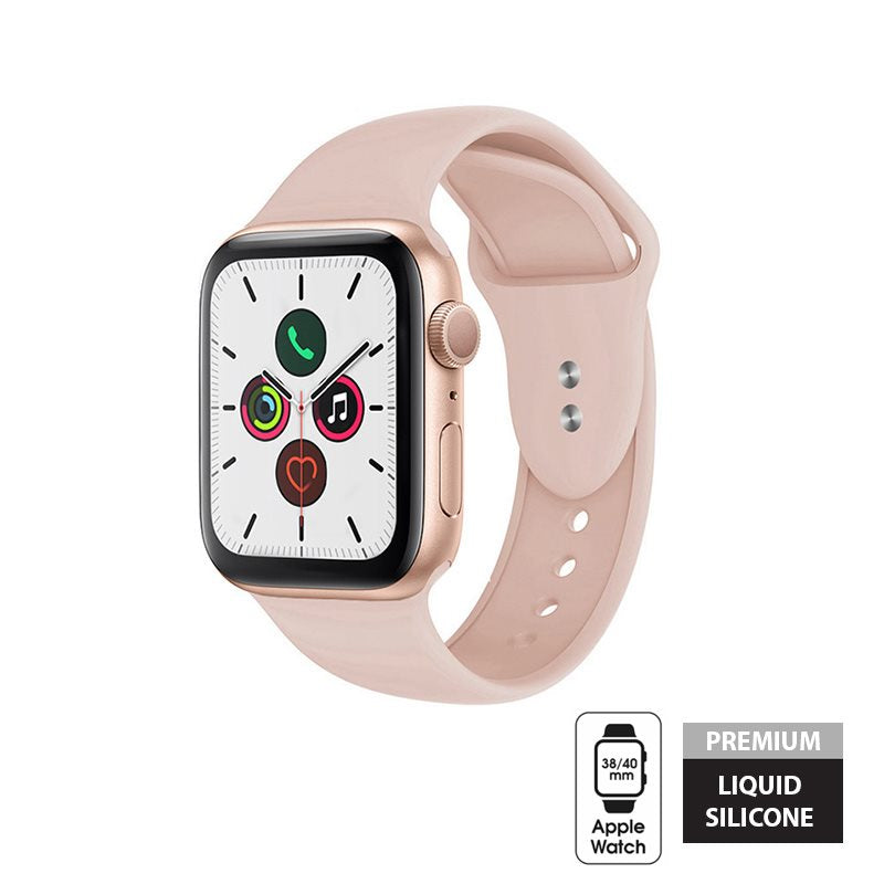 Crong Liquid Band for Apple Watch 38/40/41mm (Pink Sand)