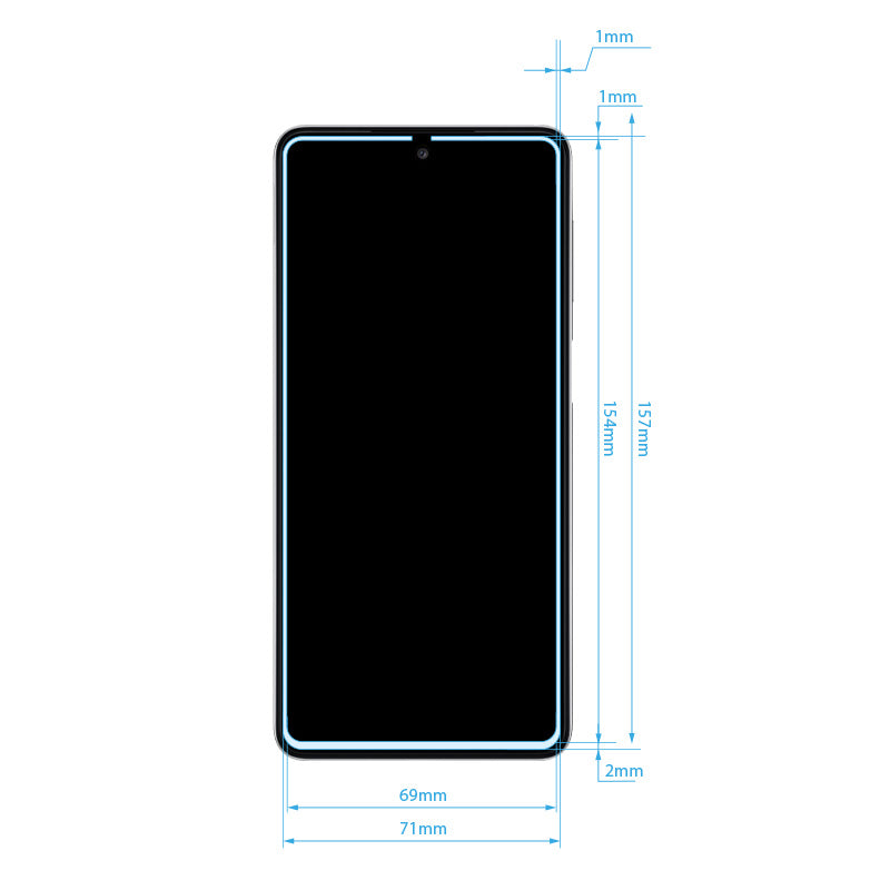 Crong 7D Nano Flexible Glass - Full Coverage Hybrid Screen Protector 9H Samsung Galaxy M52 5G