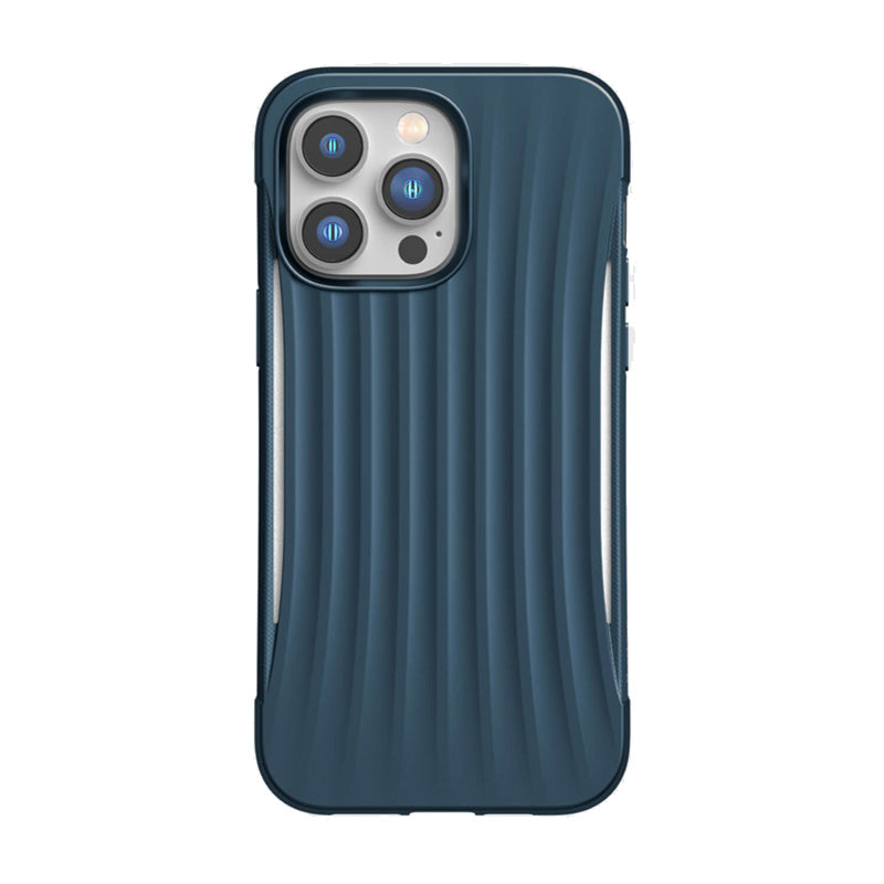 X-Doria Raptic Clutch - Biologisch afbreekbaar hoesje voor iPhone 14 Pro Max (valtest op 3 m) (blauw)