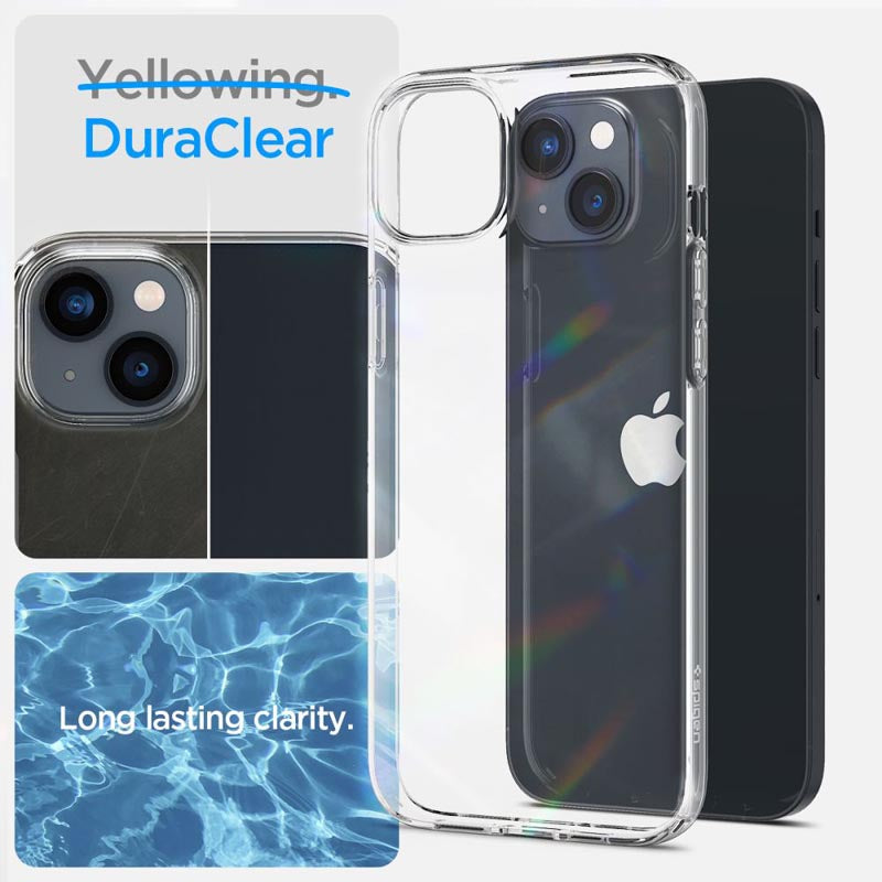 Spigen Crystal Pack - Set hoesjes voor iPhone 15 Plus / iPhone 14 Plus + beschermglas (helder)