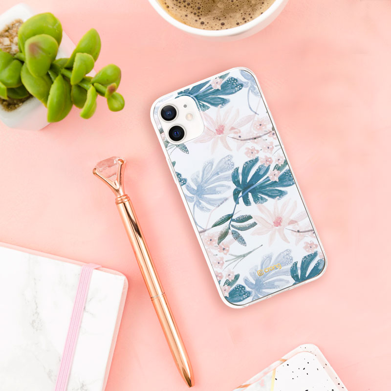 Crong Flower Case - Case for iPhone 12 Mini (pattern 01)