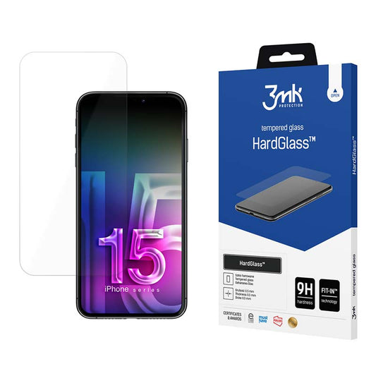 3mk HardGlass - Gehard glas voor iPhone 15 Pro