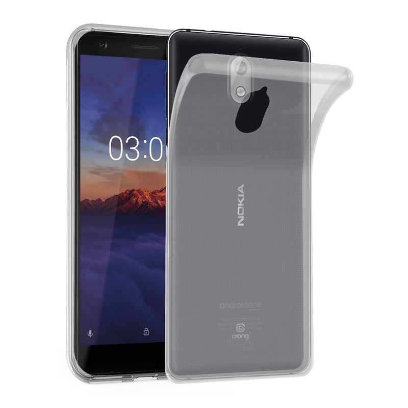 Crong Crystal Slim Cover - Protective Case for Nokia 3.1 (clear)