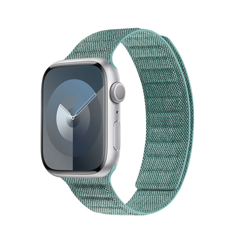 Crong Melange - Magnetarmband für Apple Watch 42/44/45/49 mm (Türkis-Melange)