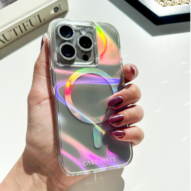 Case-Mate Soap Bubble MagSafe - Case for iPhone 14 Plus (Iridescent)