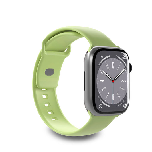 PURO ICON - elastische band voor Apple Watch 38/40/41 mm (S/M &amp; M/L) (Matcha groen)