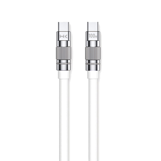 WEKOME WDC-188 Wingle Series - USB-C to USB-C 100W Fast Charging connection cable 1 m (White)