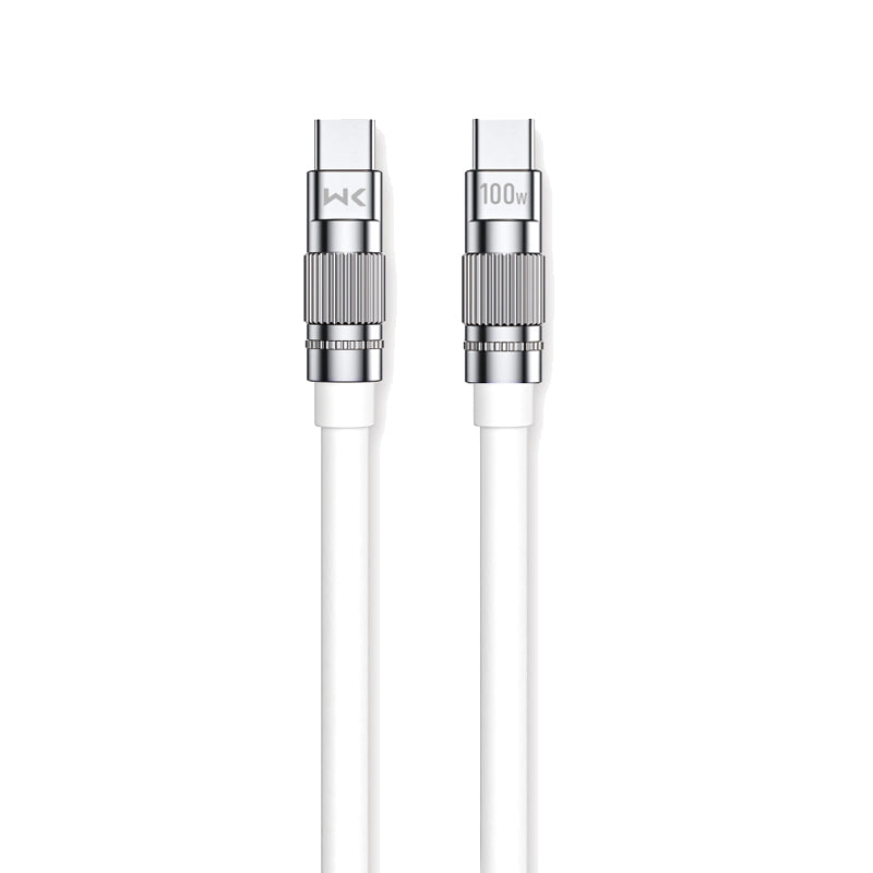 WEKOME WDC-188 Wingle Series - USB-C to USB-C 100W Fast Charging connection cable 1 m (White)