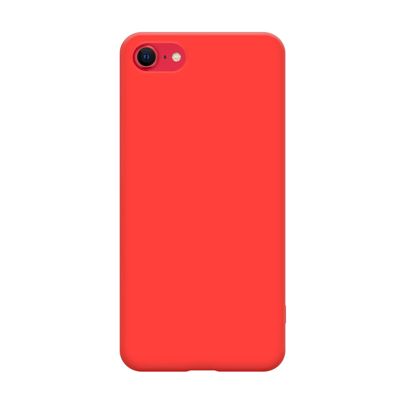 Crong Color Cover - Flexible Hülle für iPhone 8/7 (Rot)