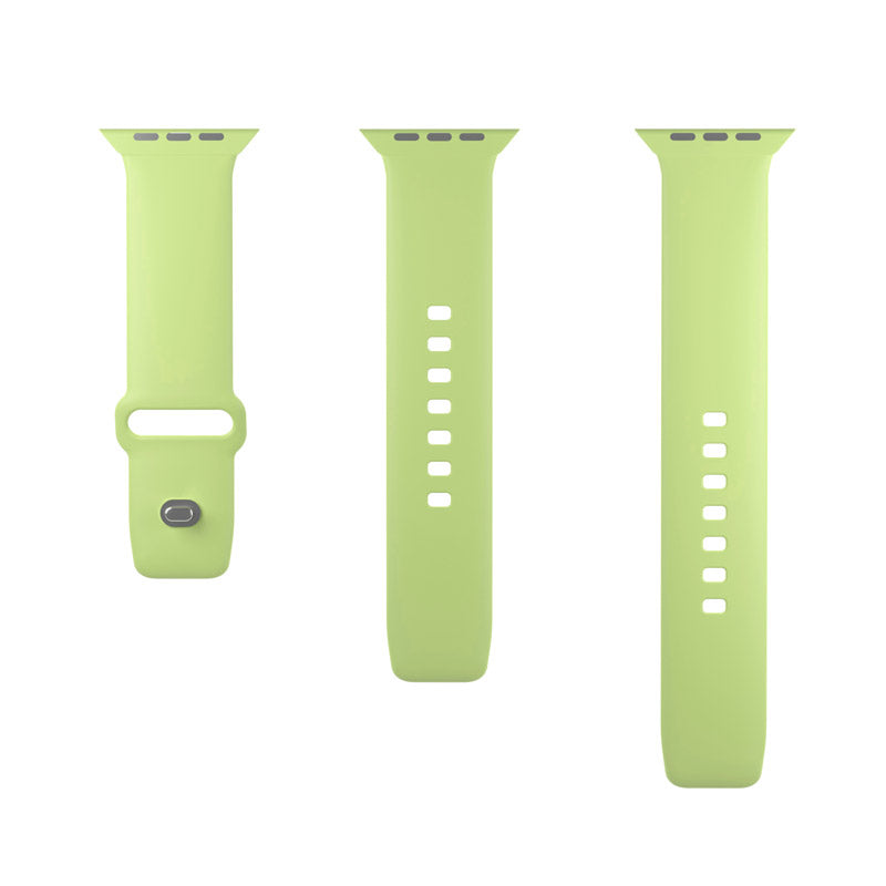 PURO ICON - elastische band voor Apple Watch 38/40/41 mm (S/M &amp; M/L) (Matcha groen)