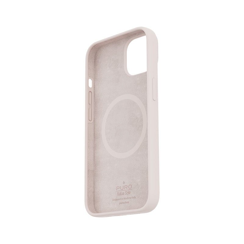 PURO ICON MAG - hoesje voor iPhone 14 Max MagSafe (stofroze)