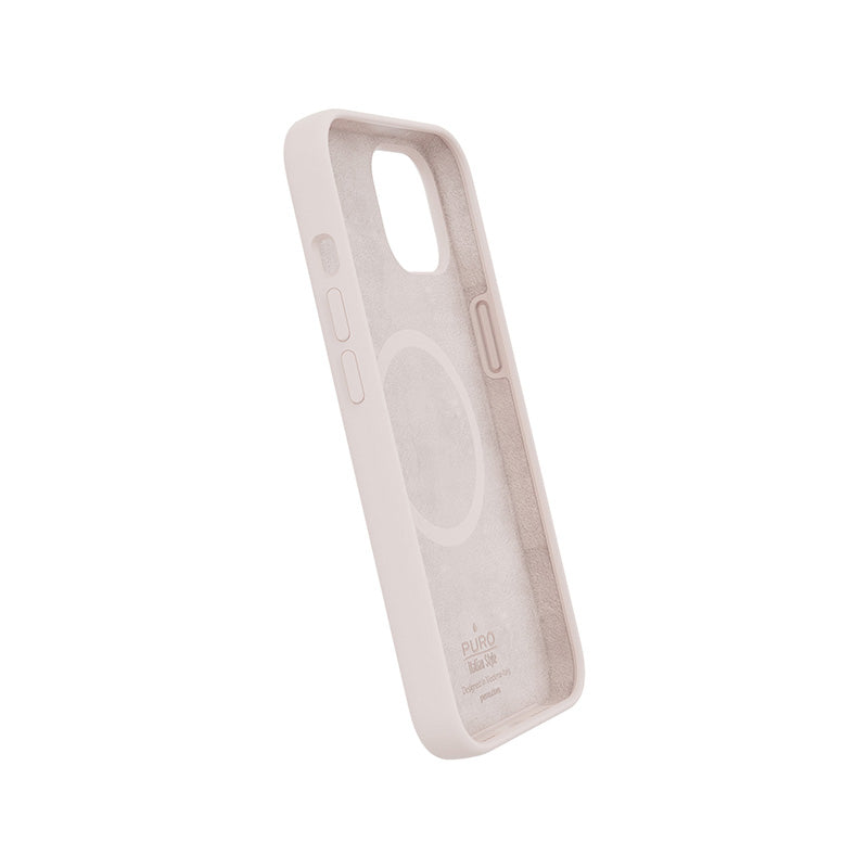 PURO ICON MAG - hoesje voor iPhone 14 Max MagSafe (stofroze)