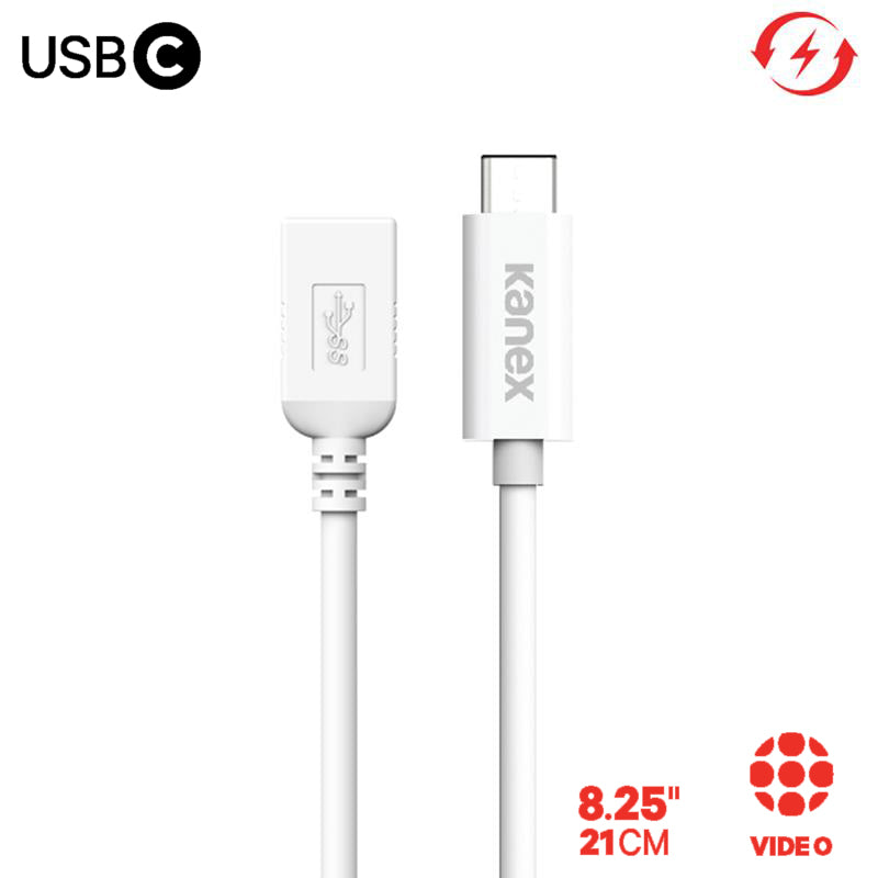 Kanex USB-C naar USB Adapter 21 cm (wit)