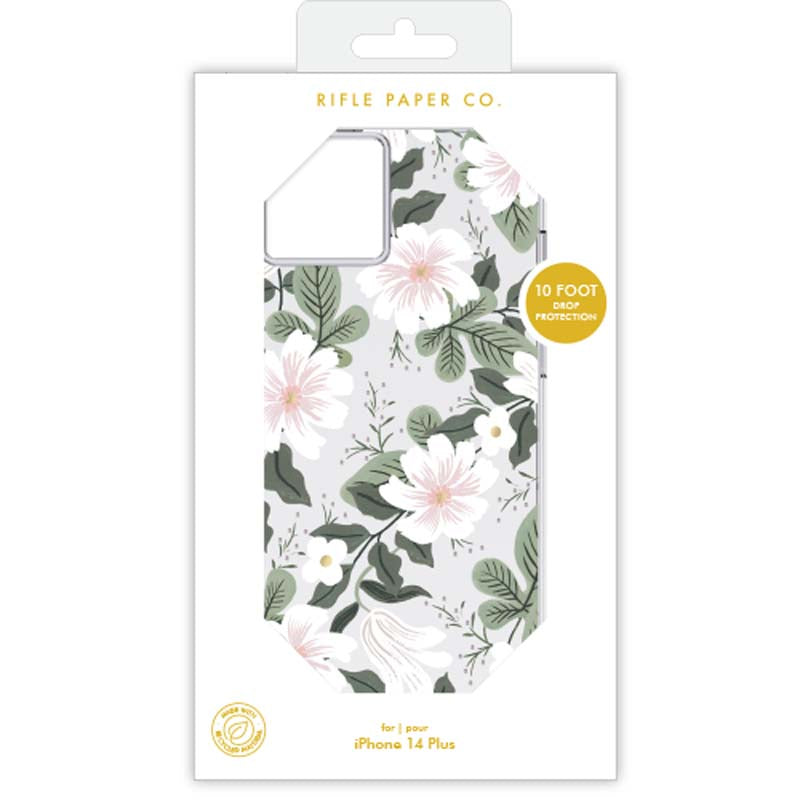 Rifle Paper Clear - Hülle für iPhone 14 Plus (Willow)