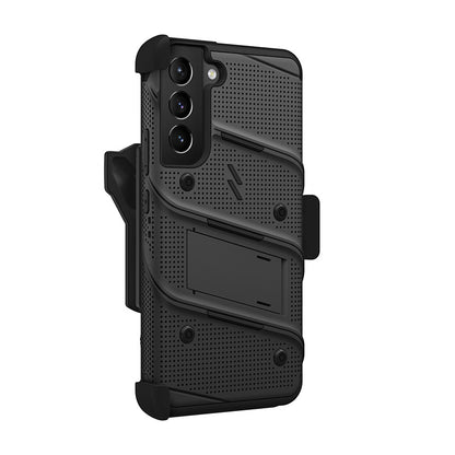 ZIZO BOLT Bundle Samsung Galaxy S22+ Hülle – Schwarz &amp; Schwarz
