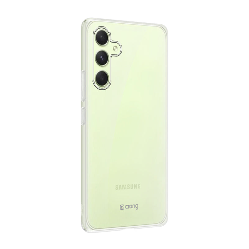 Crong Crystal Slim Cover - Hülle für Samsung Galaxy A34 5G (Transparent)