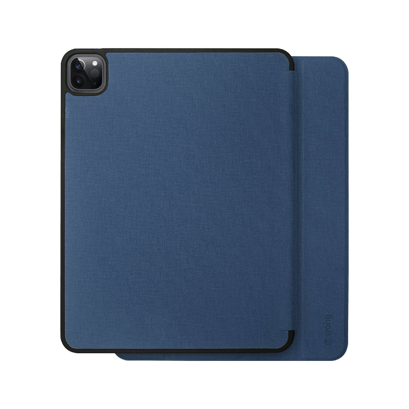 Crong FlexFolio - Case for iPad Pro 11" (2022-2021) / iPad Air 10.9" (5-4 gen.) with Apple Pencil holder (Blue)