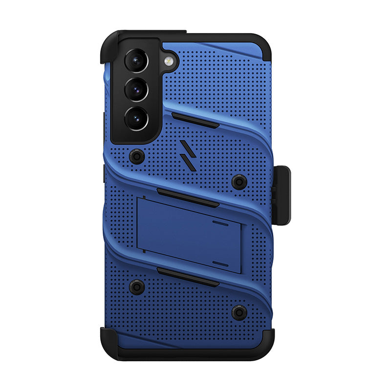 ZIZO BOLT Bundel Samsung Galaxy S22+ Hoesje - Blauw &amp; Zwart