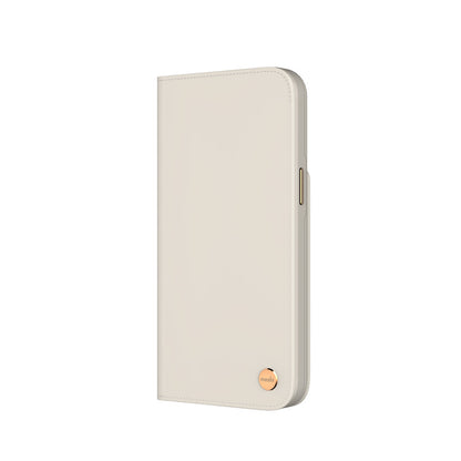 Moshi Overture MagSafe-Hülle mit abnehmbarer magnetischer Brieftasche für iPhone 14 Plus (Grau)
