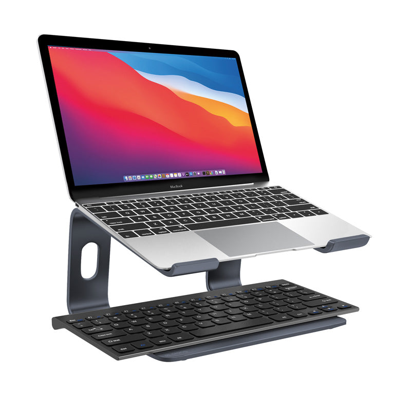 Crong AluBench - Aluminum laptop stand (Black)