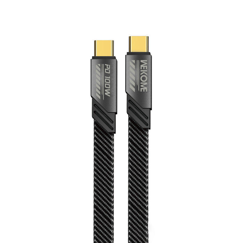 WEKOME WDC-192 Mecha-serie - USB-C naar USB-C 100W snellaadkabel 1,2 m (aanslag)