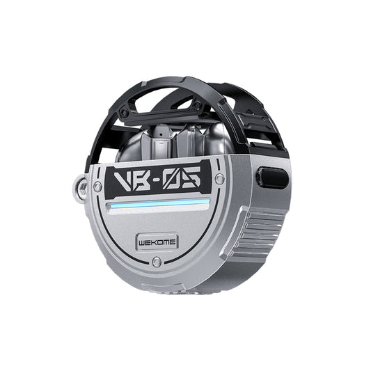 WEKOME VB05 Vanguard-serie - Bluetooth V5.3 TWS draadloze hoofdtelefoon met oplaadetui (grijs)