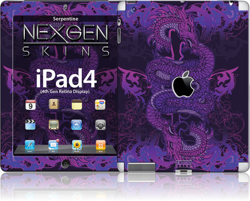 Nexgen-skins met 3D-effect voor iPad 2/3/4 (Serpentine 3D)