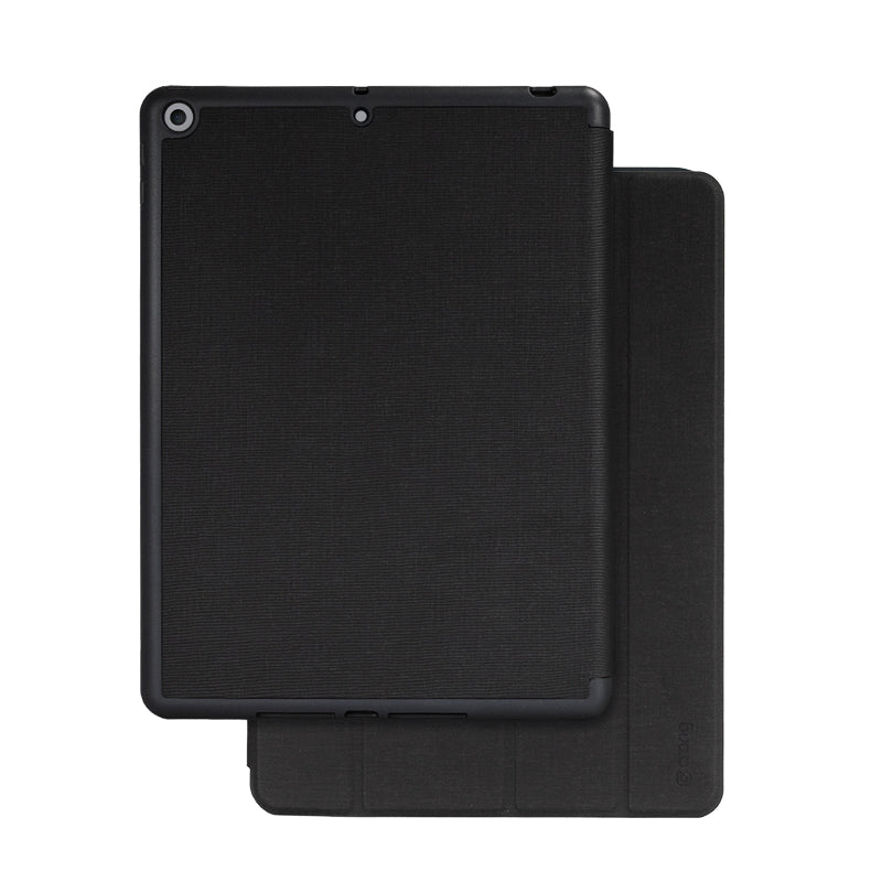 Crong FlexFolio  Case for iPad 10.2 (2021-2019) with Apple Pencil holder (Black)