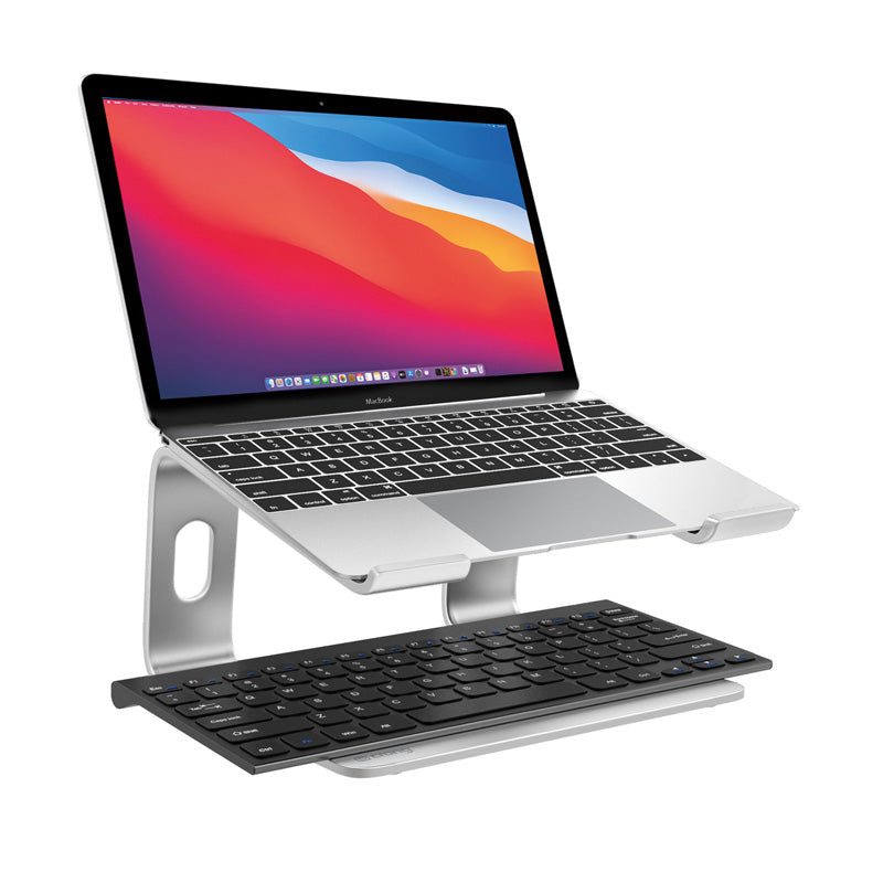 Crong AluBench - Aluminum laptop stand (silver)