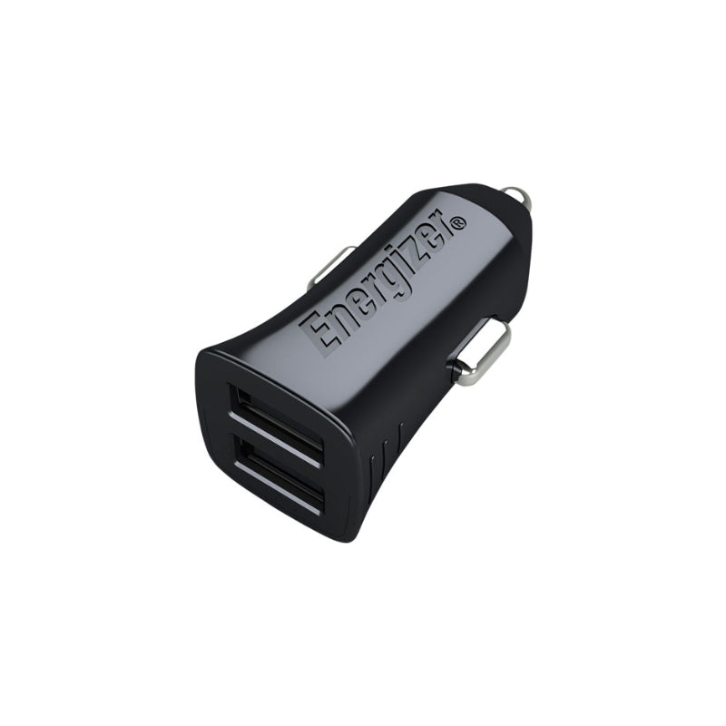 Energizer Classic - Autolader 2x USB-A 2.4A 12W (zwart)