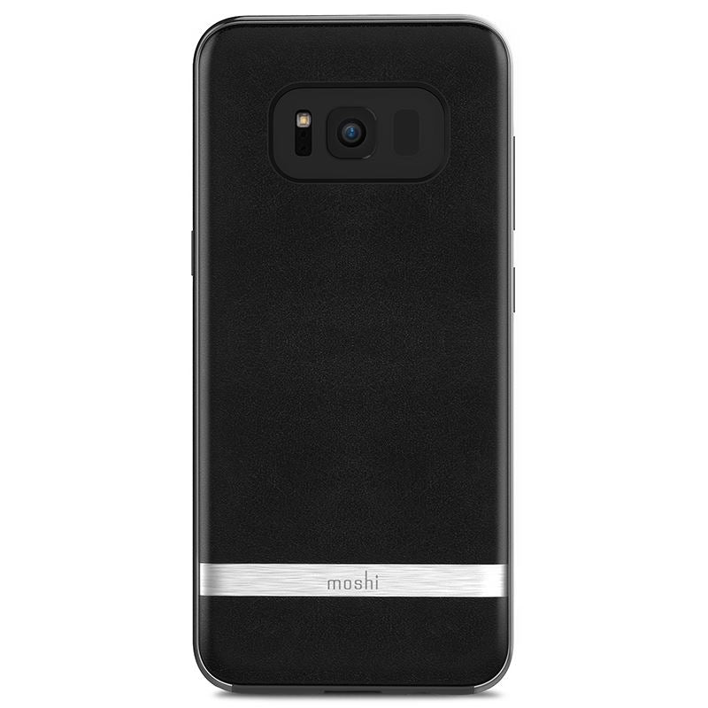 Moshi Napa - Hoesje voor Samsung Galaxy S8+ (Onyx Zwart)