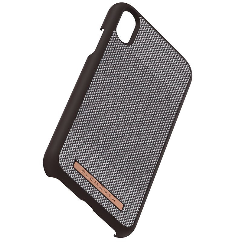 Nordic Elements Saeson Idun - hoesje voor iPhone XR (donkerbruin patroon 1)