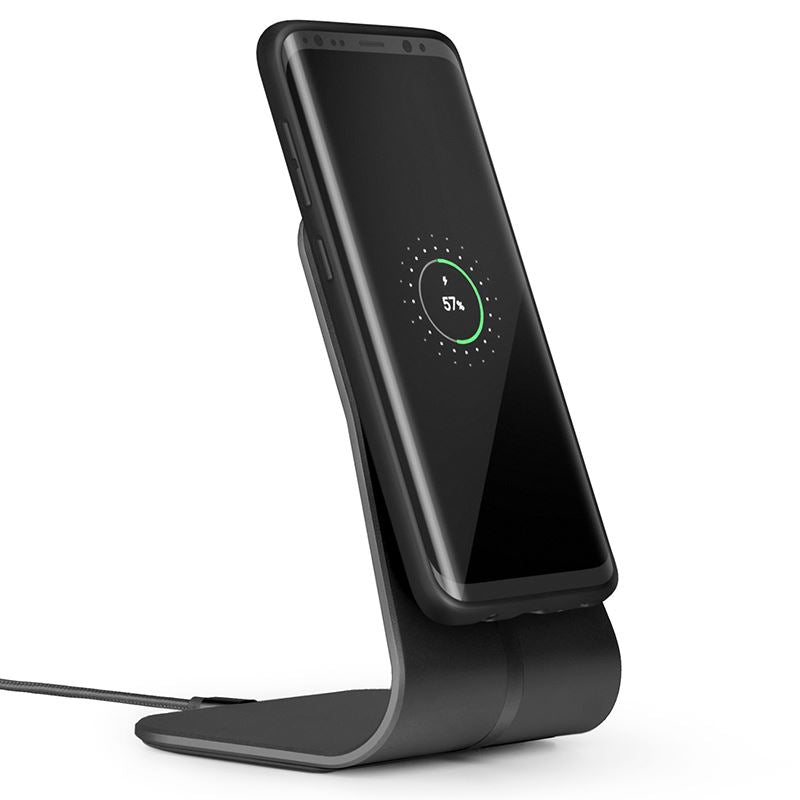 XVIDA Fast Charging Desk Stand - Inductieve oplader voor Samsung Quick Charge 2.0 (zwart)