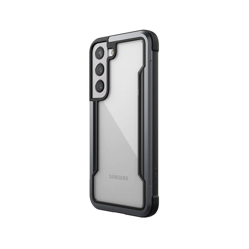 X-Doria Raptic Shield Pro - hoesje voor Samsung Galaxy S22 5G (antimicrobiële bescherming) (zwart)