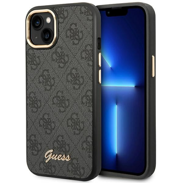 Guess 4G Metal Camera Outline Case - Case voor iPhone 14 Plus (zwart)